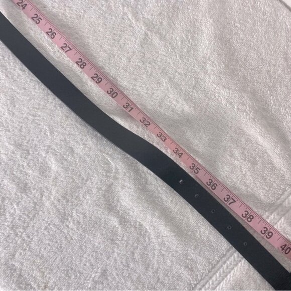 H&M Divided Black Leather Belt - Picture 10 of 12